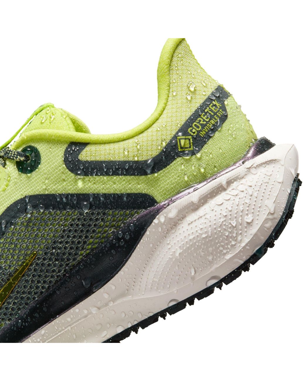 Nike Green Pegasus 41 Gore-Tex Waterproof Road Running Shoes