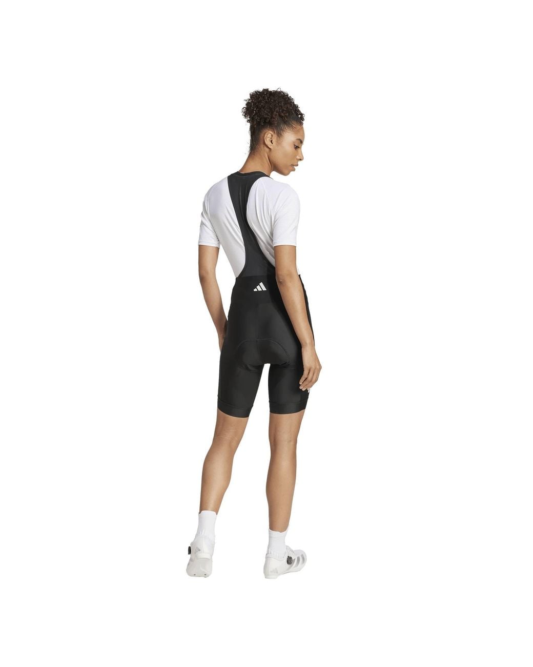 Adidas Black Essentials Padded Compression-Fit Bib Shorts