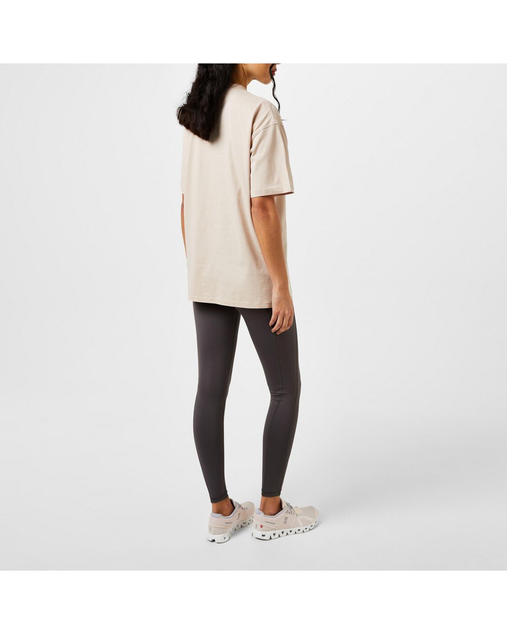 Red Run Natural Oversized T-Shirt