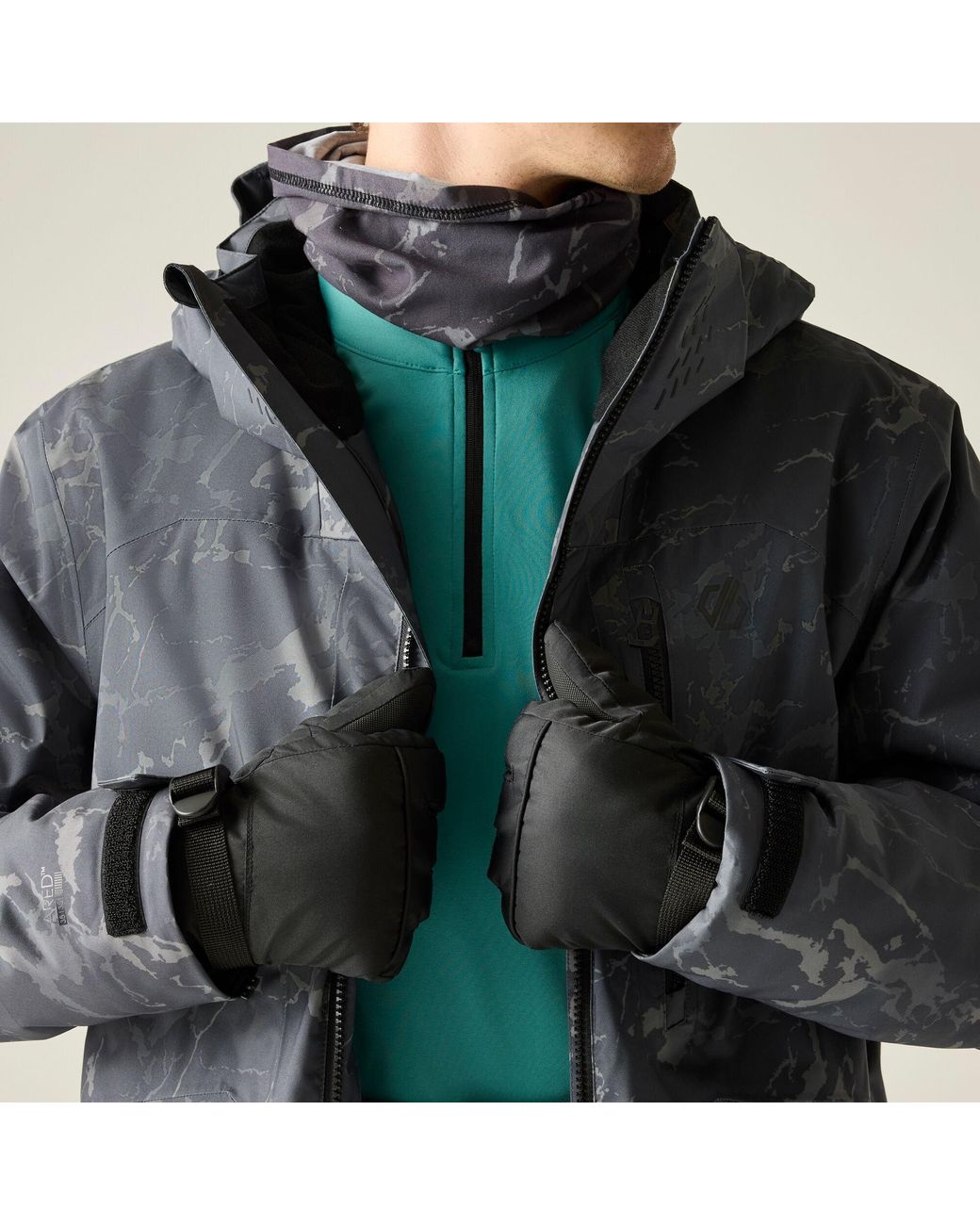 Dare 2b Gray Dart Waterproof Gloves for men