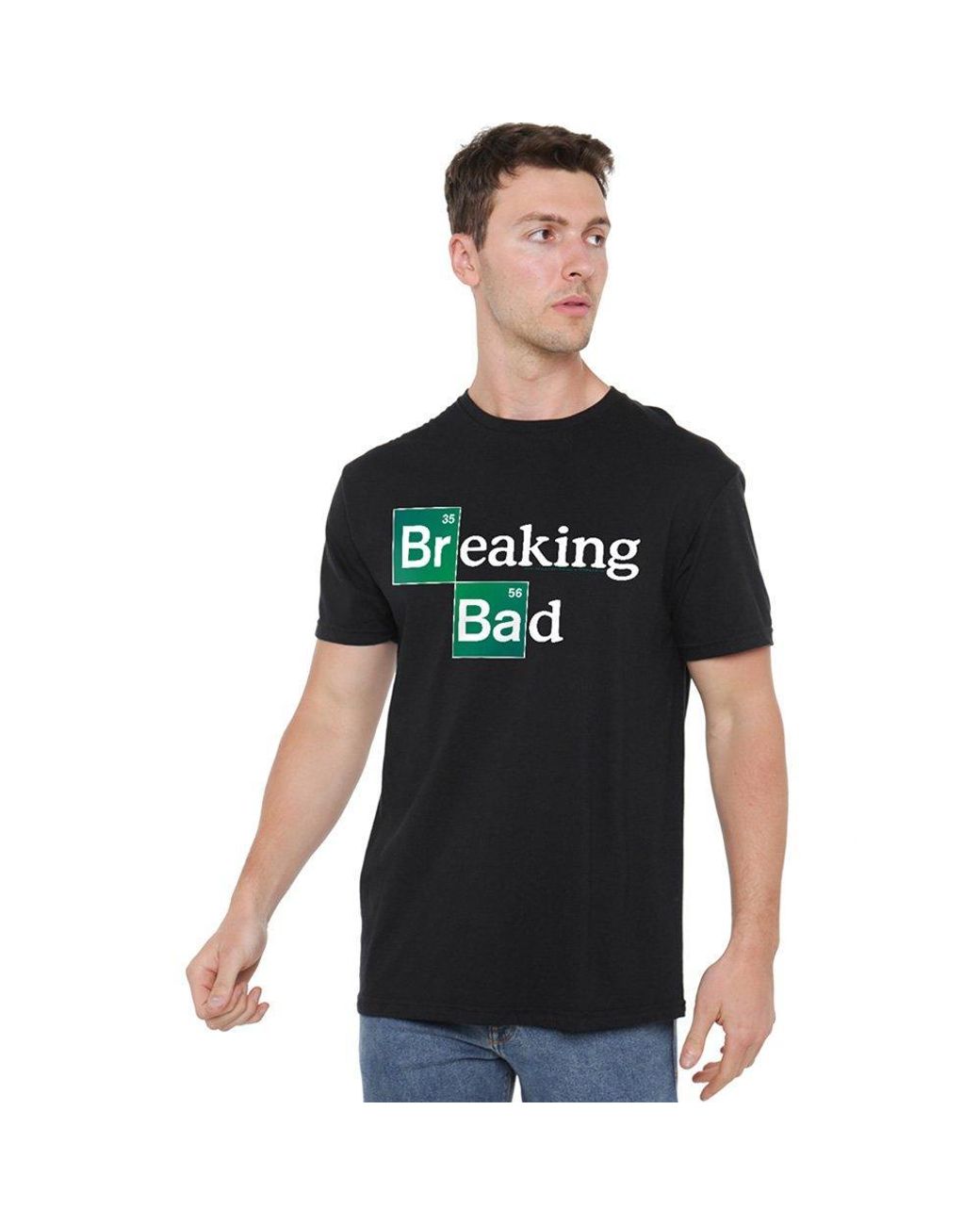 Breaking Bad Black Logo T Shirt for men