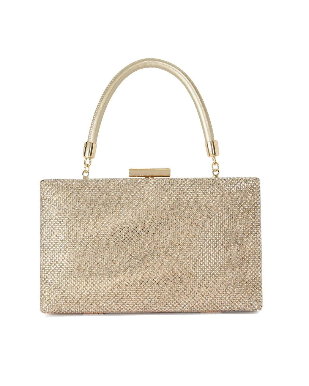 Dune Natural Banquit Clutch Bag