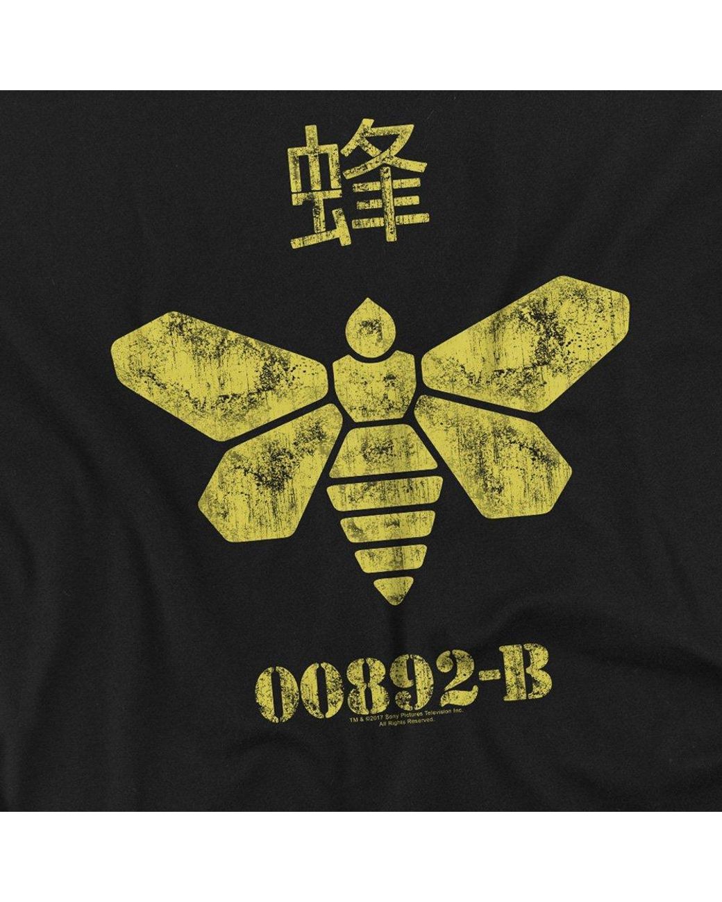 Breaking Bad Black Methylamine Barrel Bee T Shirt for men