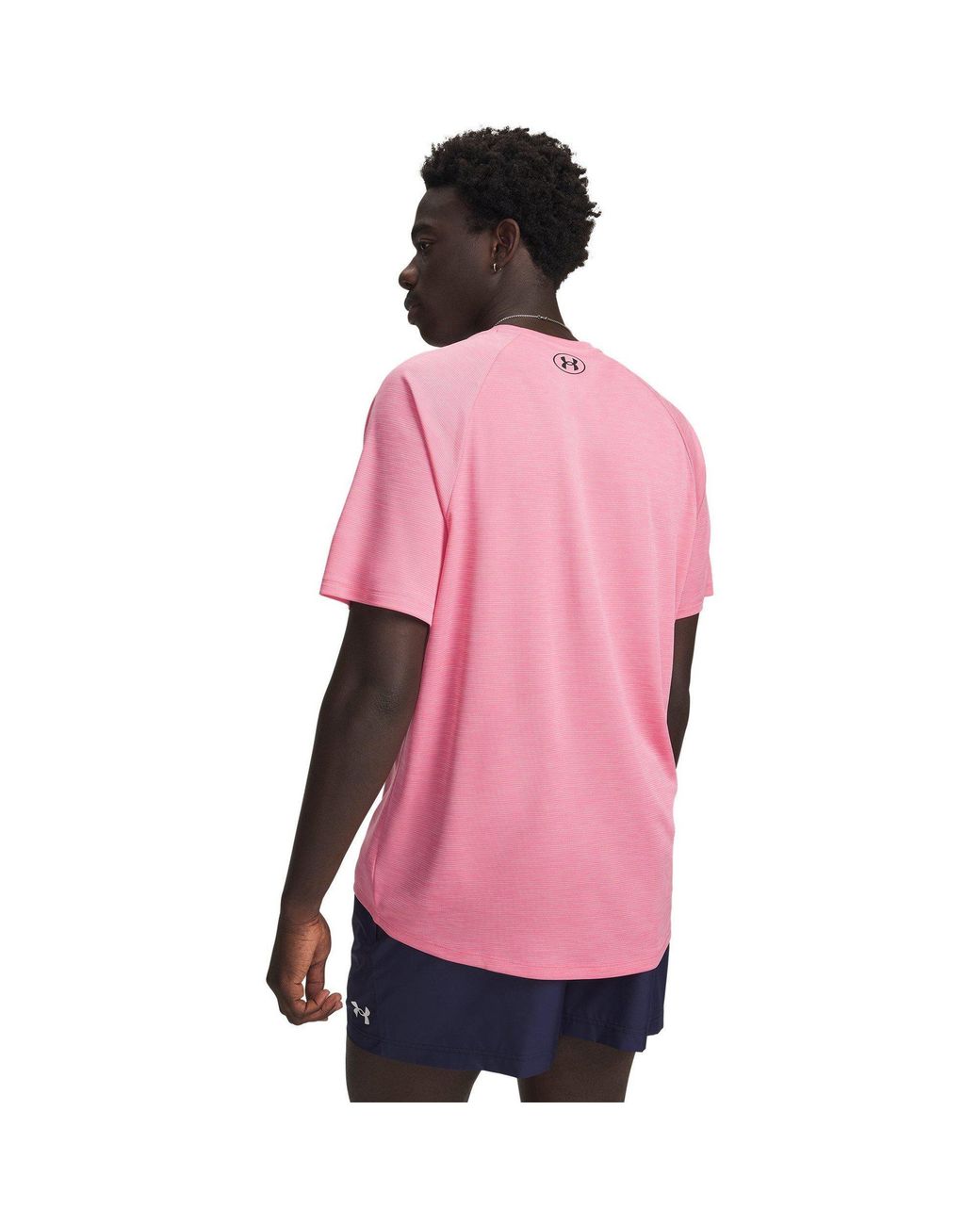 Under Armour Pink Tech 2.0 Short Sleeve T-Shirt for men