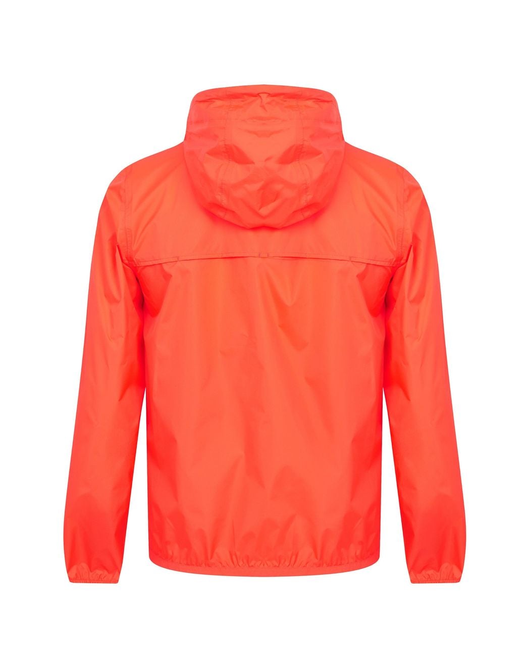 K-Way Red Le Vrai 3.0 Water Resistant Long Sleeve Rain Anorak for men