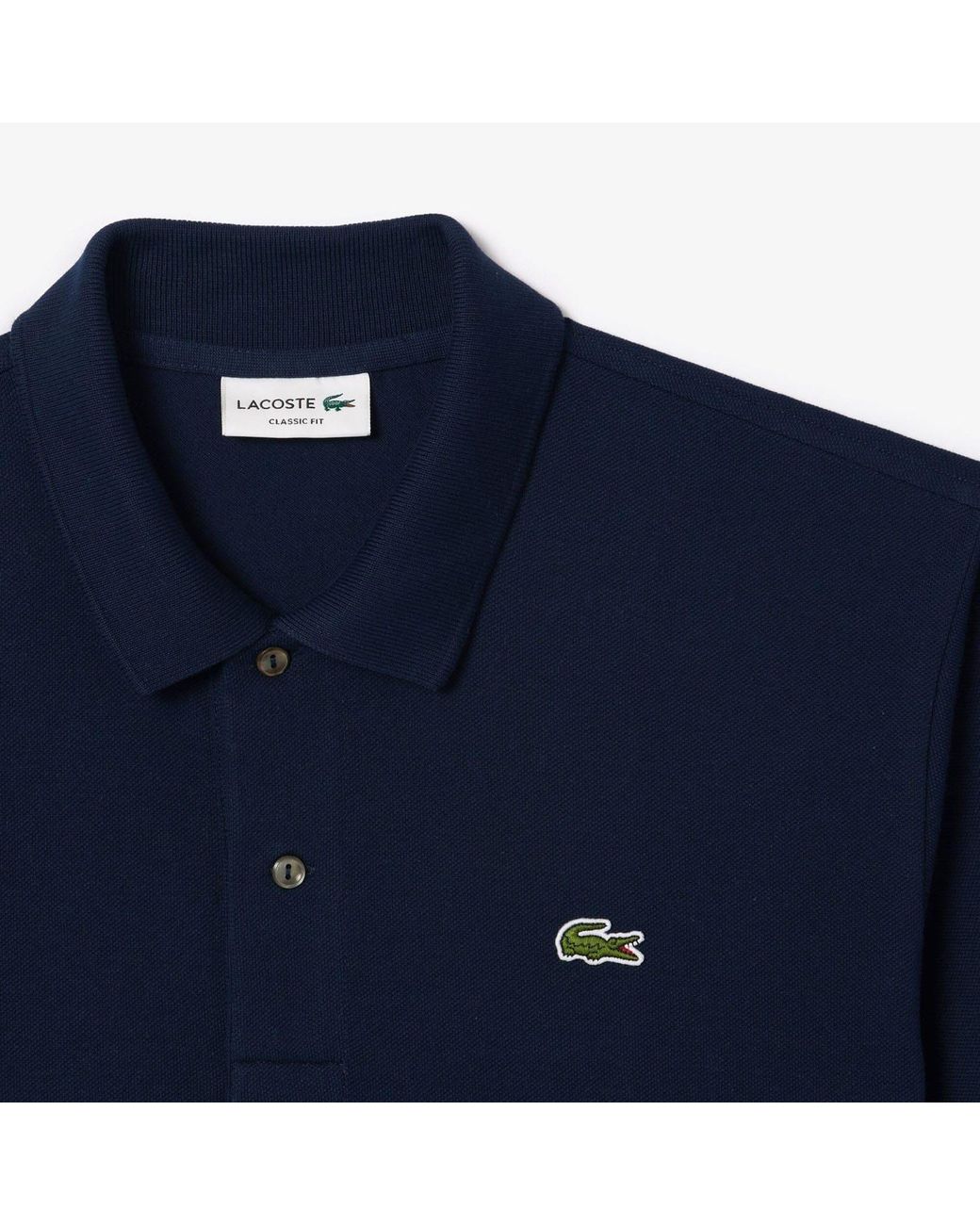 Lacoste Blue Classic Fit.12.12 Petit Piqué Polo for men