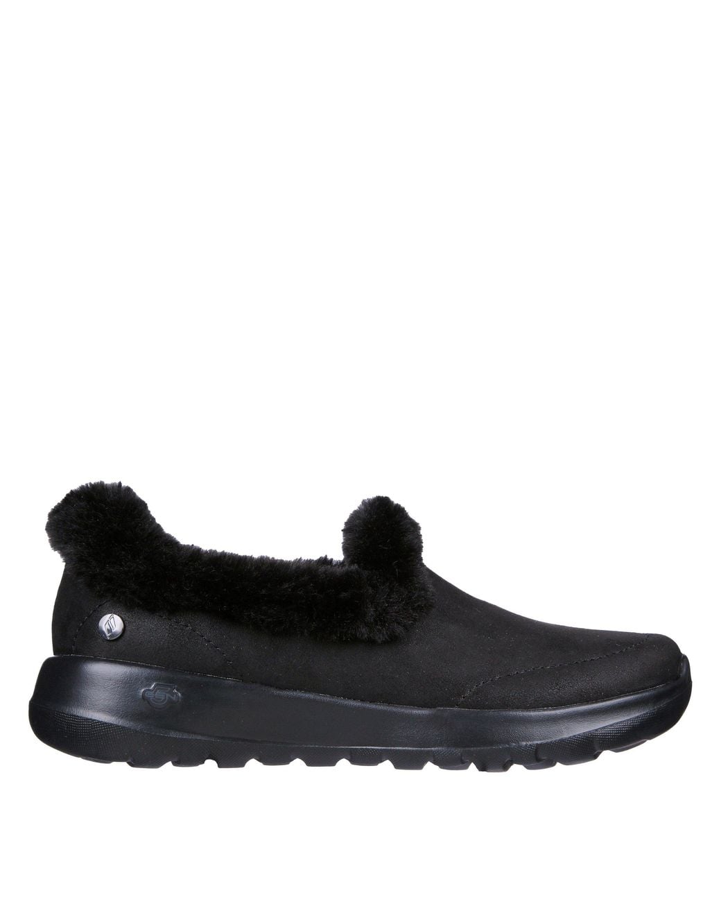 Skechers Black Slip On Trainers