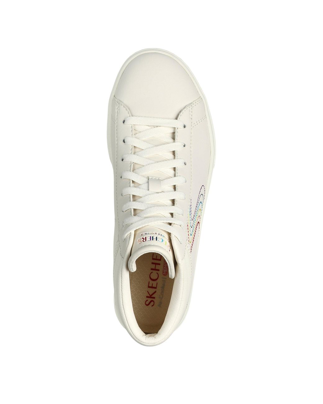 Skechers White Edenlx Classic Low-Top Trainers