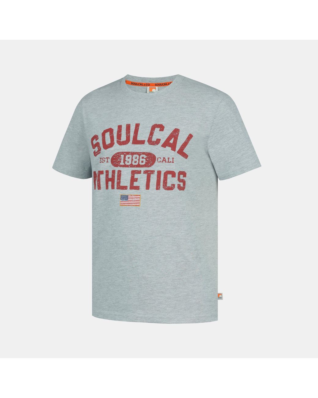 SoulCal & Co California Gray Graphic Print T-Shirt for men