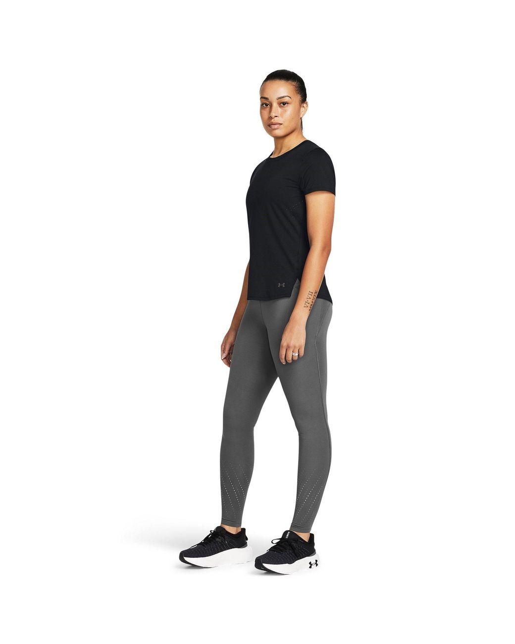 Under Armour Gray Launch Elite Performance Running Tights
