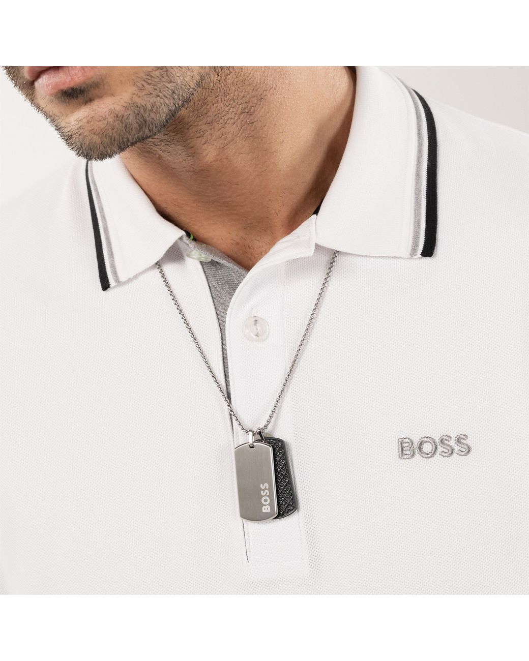 Boss Metallic Gents Devon Necklace for men