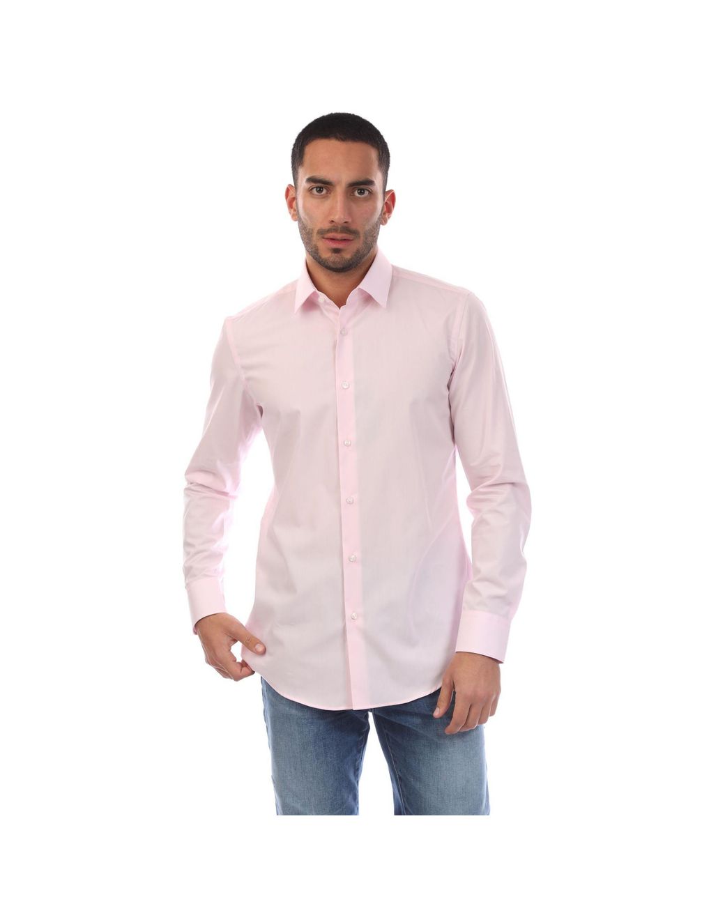 Boss Pink H-Hank-S-Kent-C1-232 Shirt for men