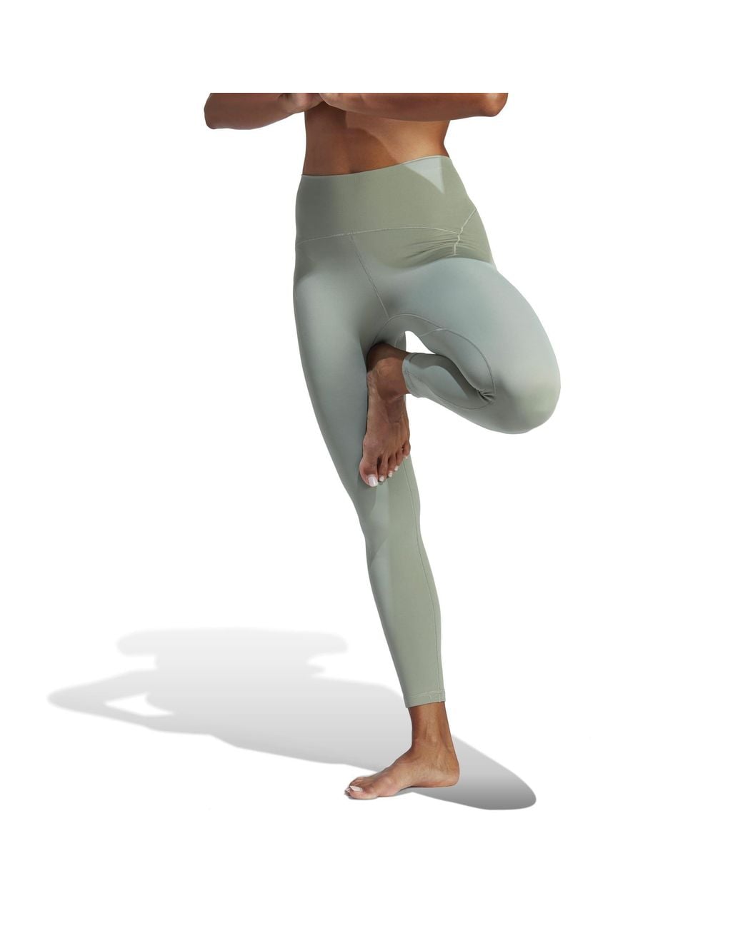 Adidas Green Studio Luxe 7/8 Leggings