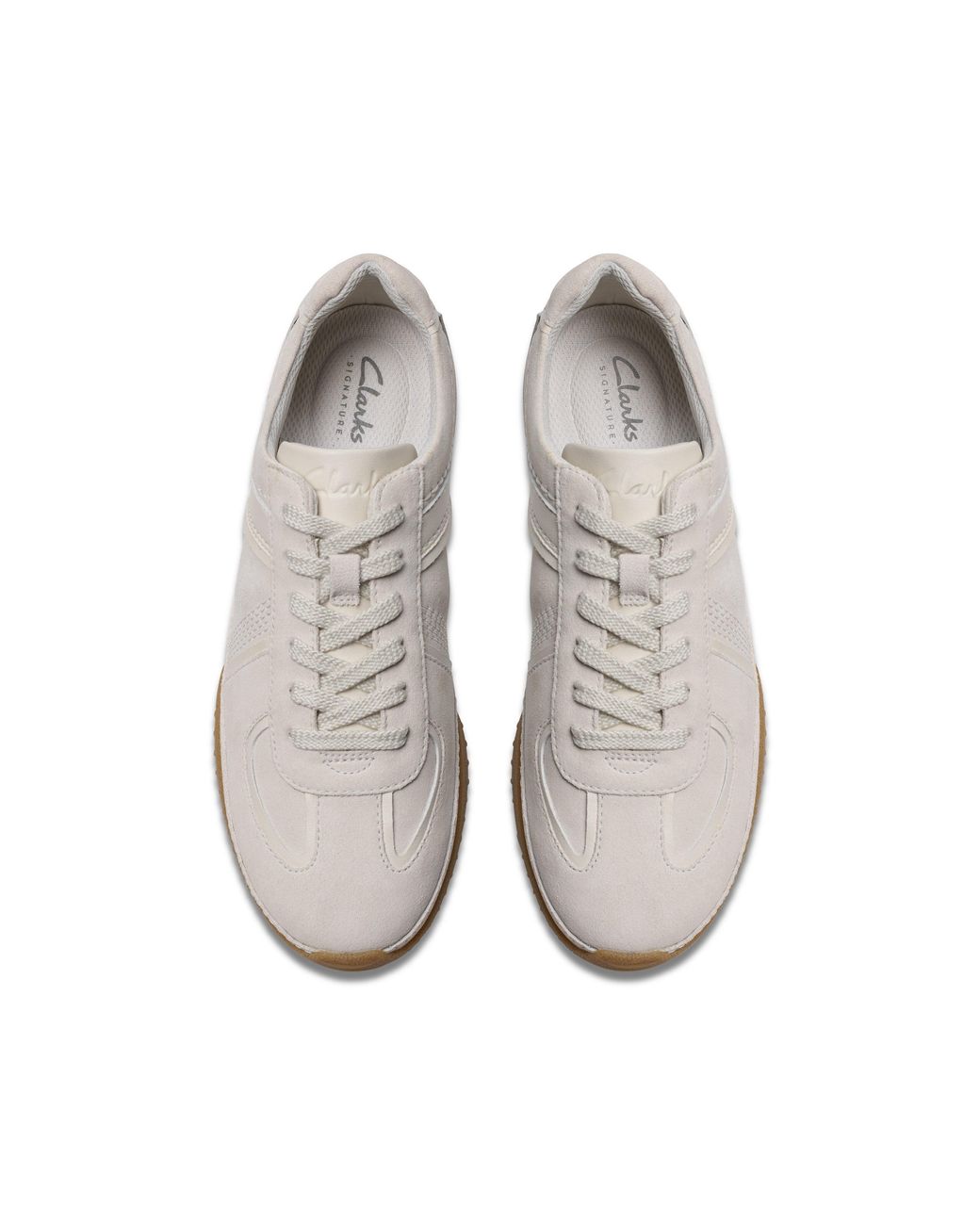 Clarks White Meridor Lo