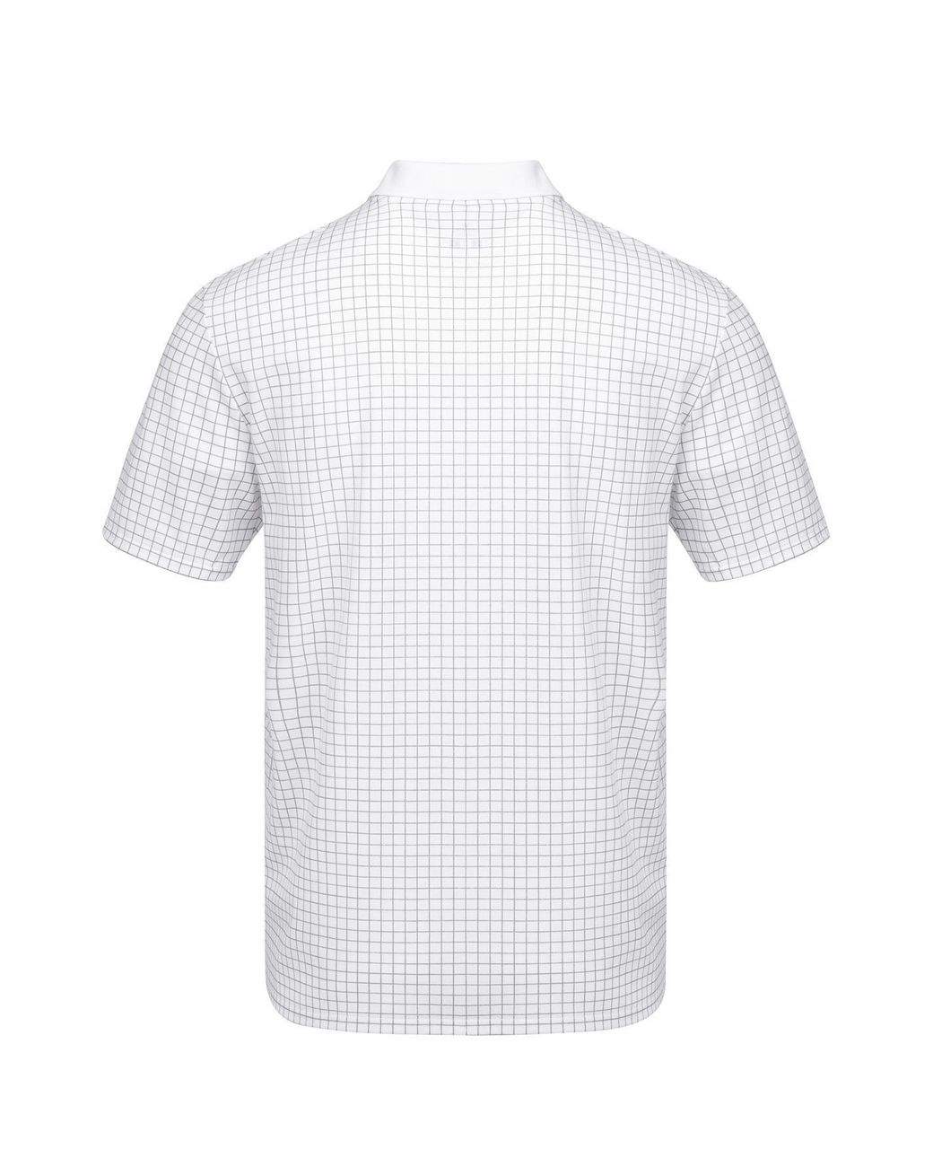 Slazenger 1881 White Check Golf Polo for men