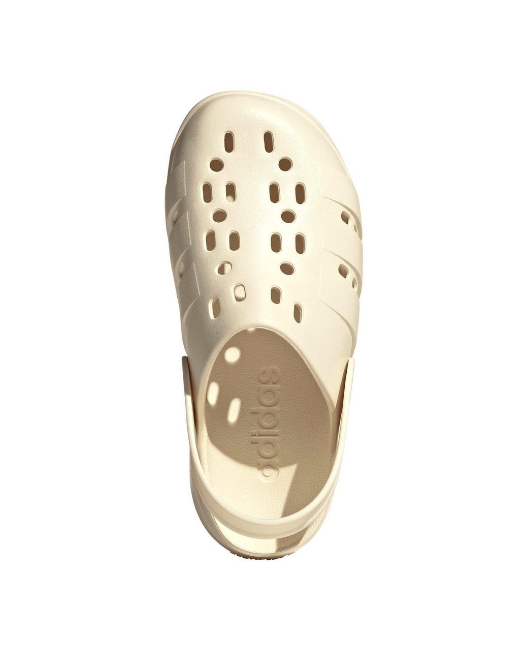 Adidas Natural Adilette Platform Clog