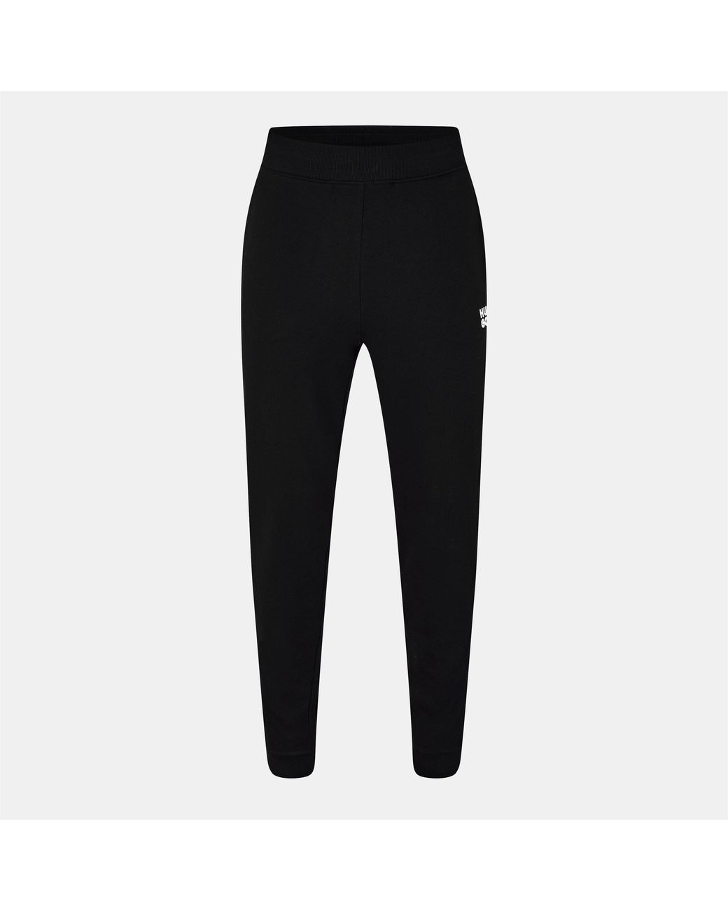 HUGO Black Jogging Bottoms With Iconic Logo Detail