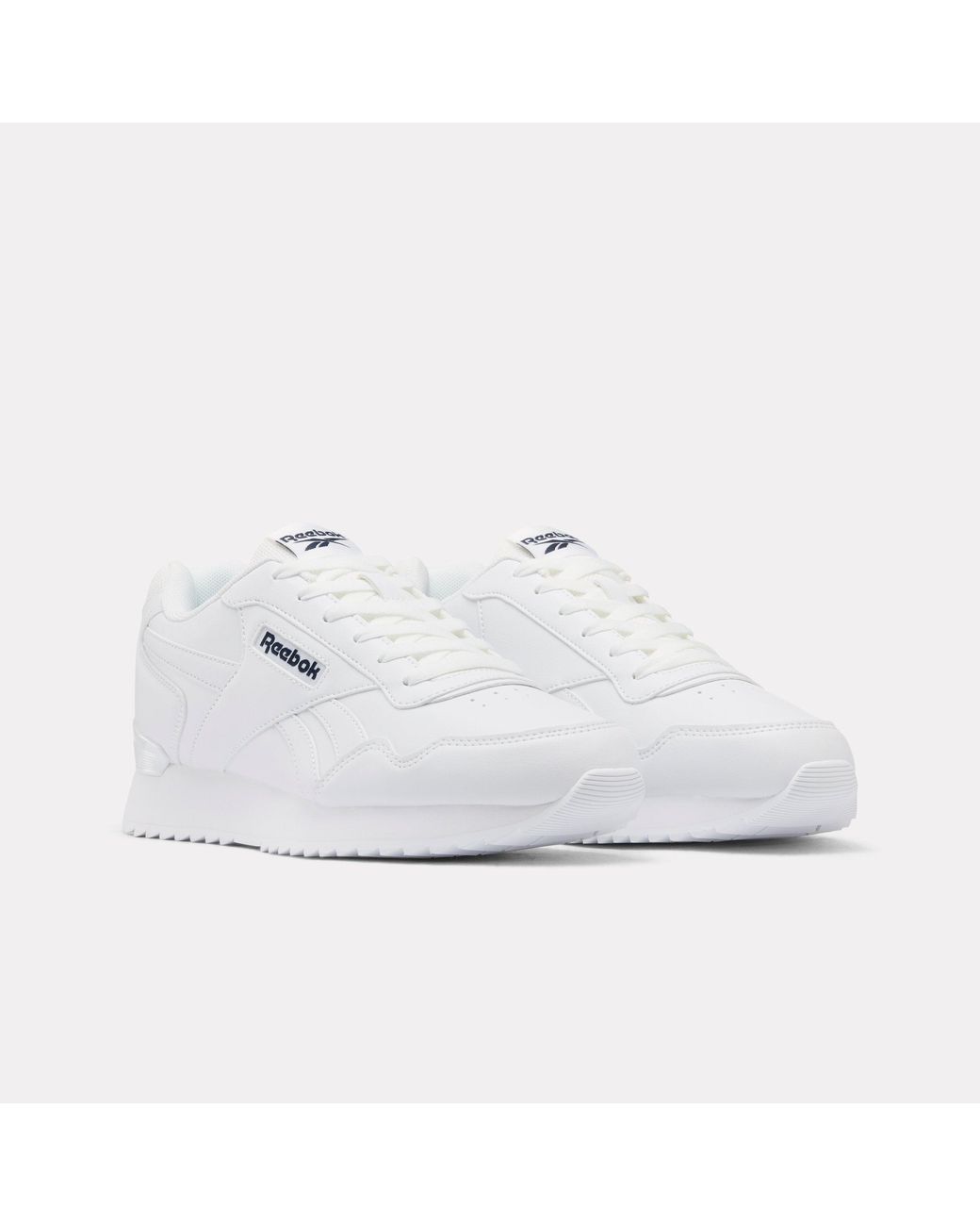Reebok White Glide Ripple Clip Trainers for men
