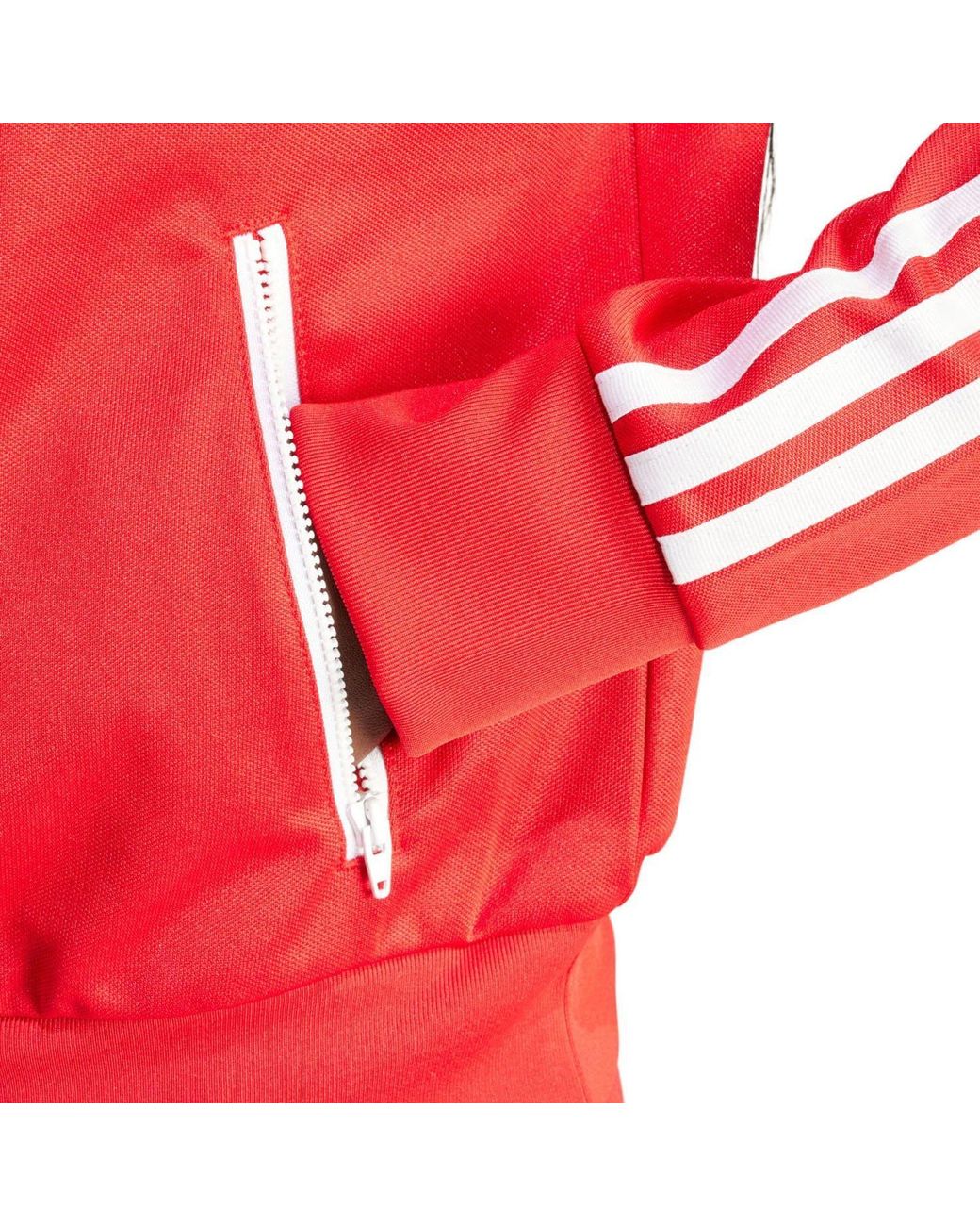 Adidas Originals Red Sporty & Rich X Adidas Track Top