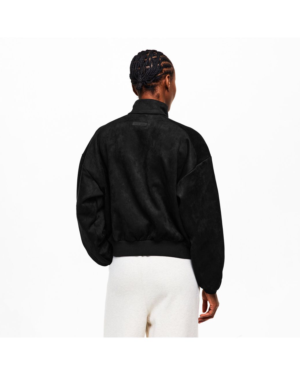 Fear Of God Black Vintage Funnel-Neck Tracksuit Top