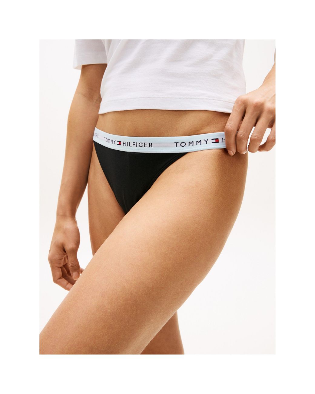 Tommy Hilfiger Black Thong
