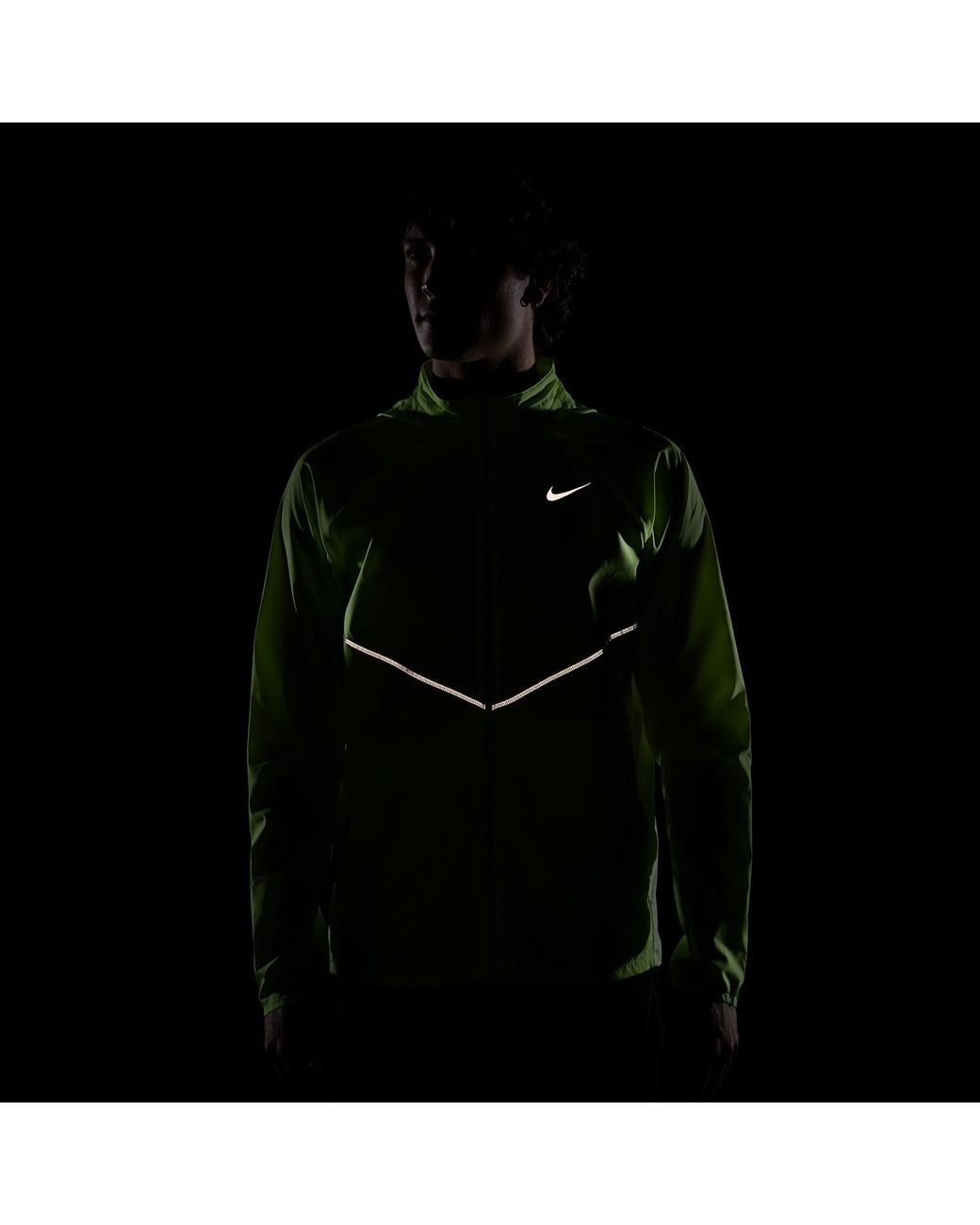Nike Green Miler Repel Running Jacket for men