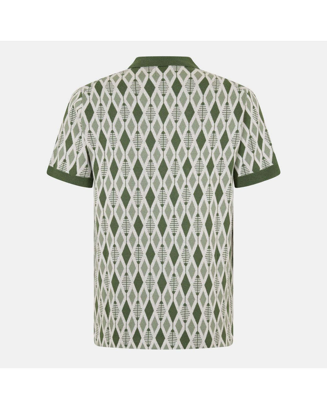 Pretty Green Green Short Sleeve Polo Shirt for men