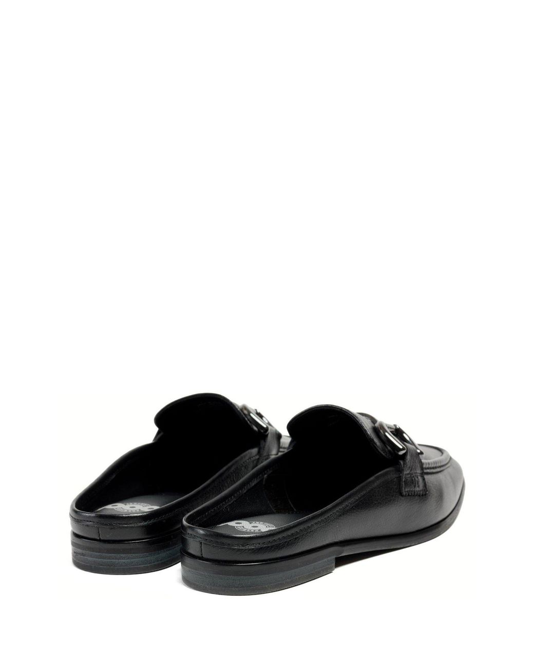 Pod Black Mila Leather Mules