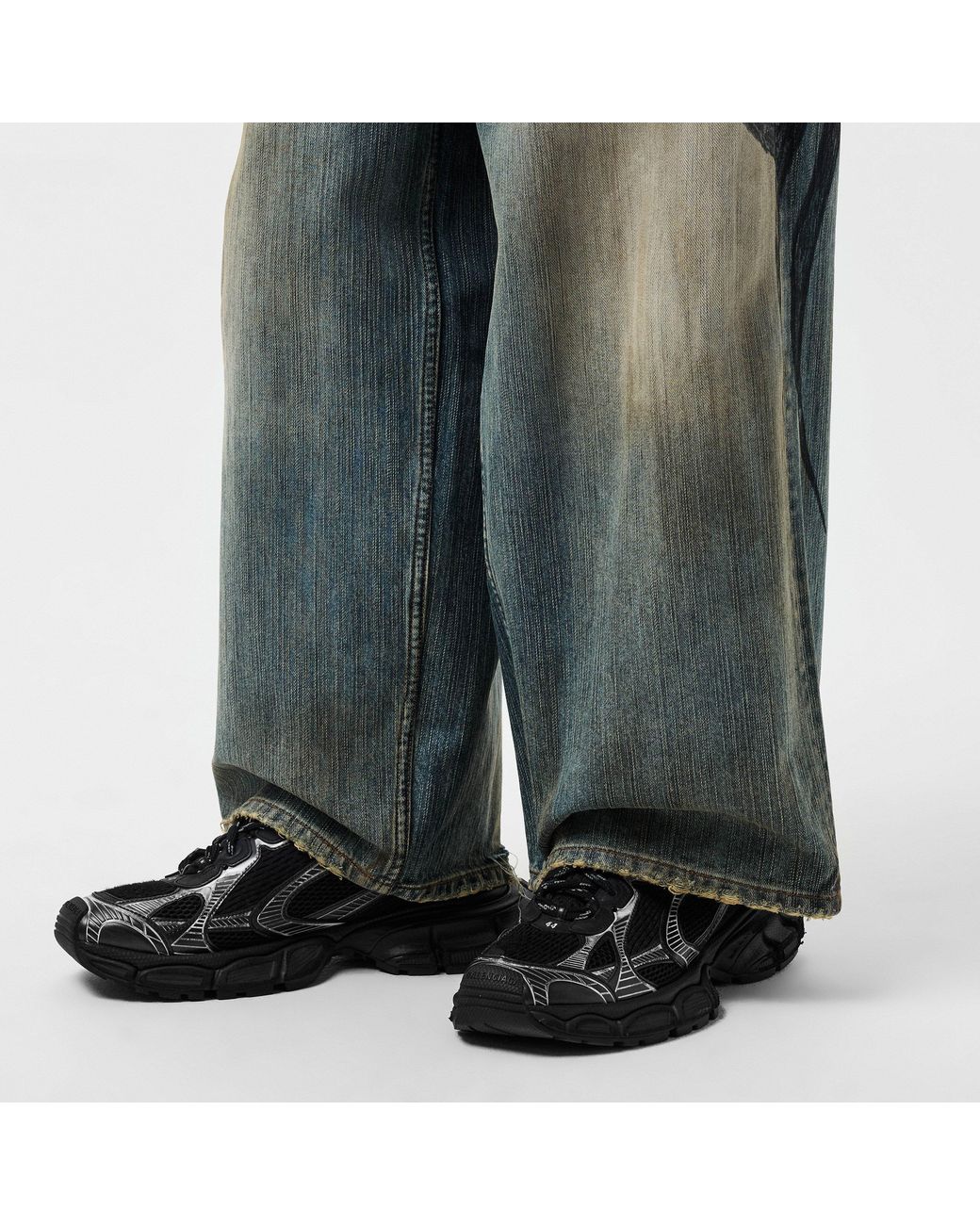 Balenciaga Black 3Xl Low Trainers for men