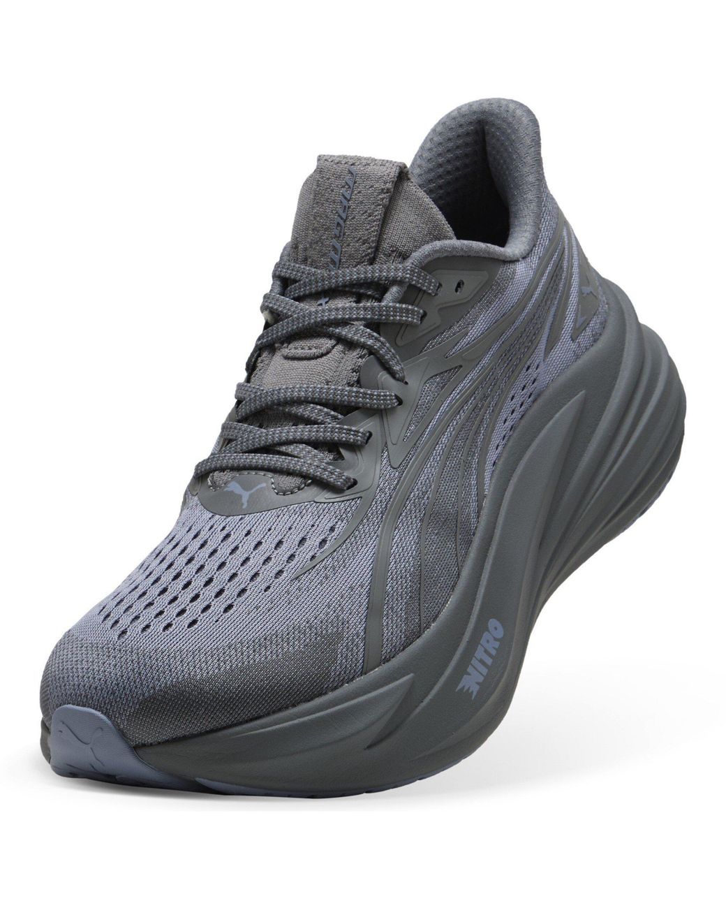 PUMA Gray Magmax Nitro 2 Running Shoe for men