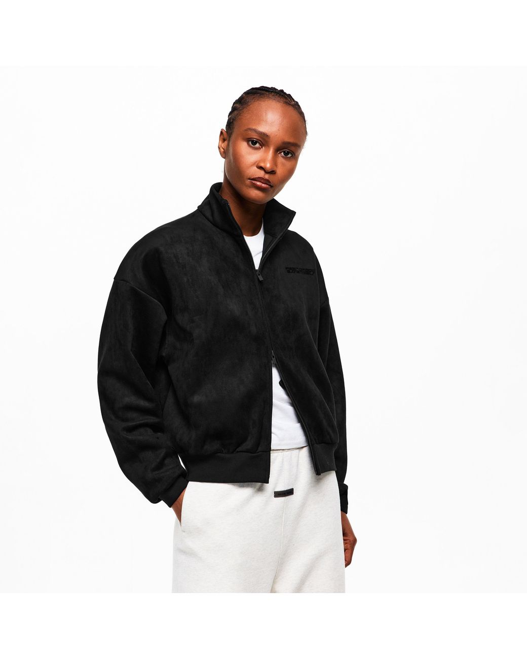 Fear Of God Black Vintage Funnel-Neck Tracksuit Top