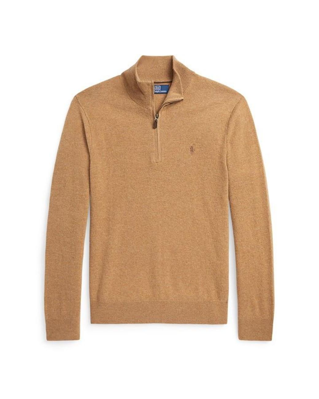Polo Ralph Lauren Polo Loryelle Quarter Zip Sweater in Brown for Men Lyst UK