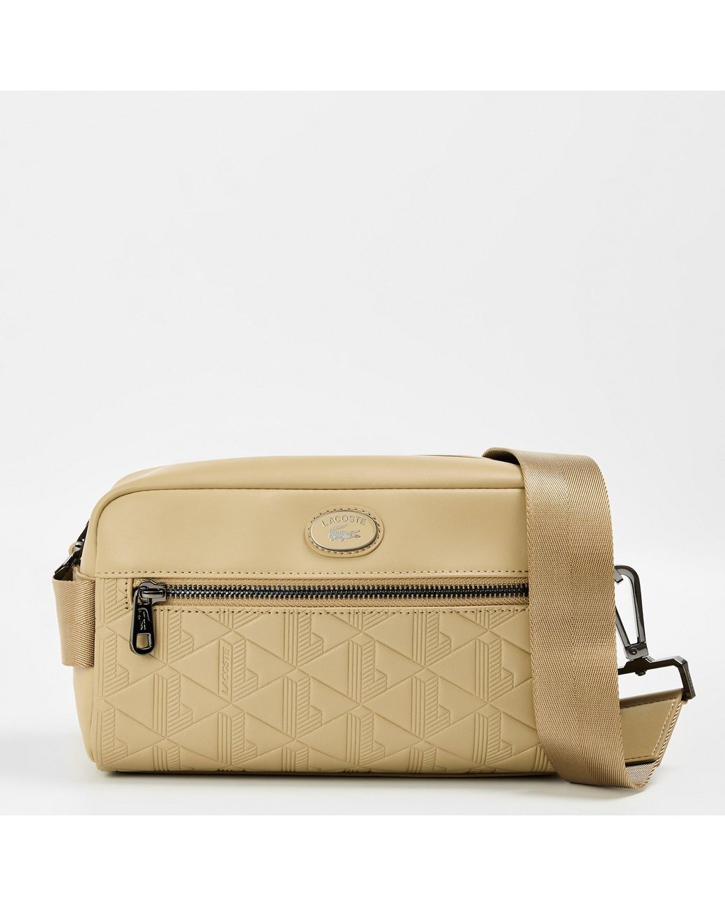 Lacoste Natural Adjustable Cross Body Bag for men