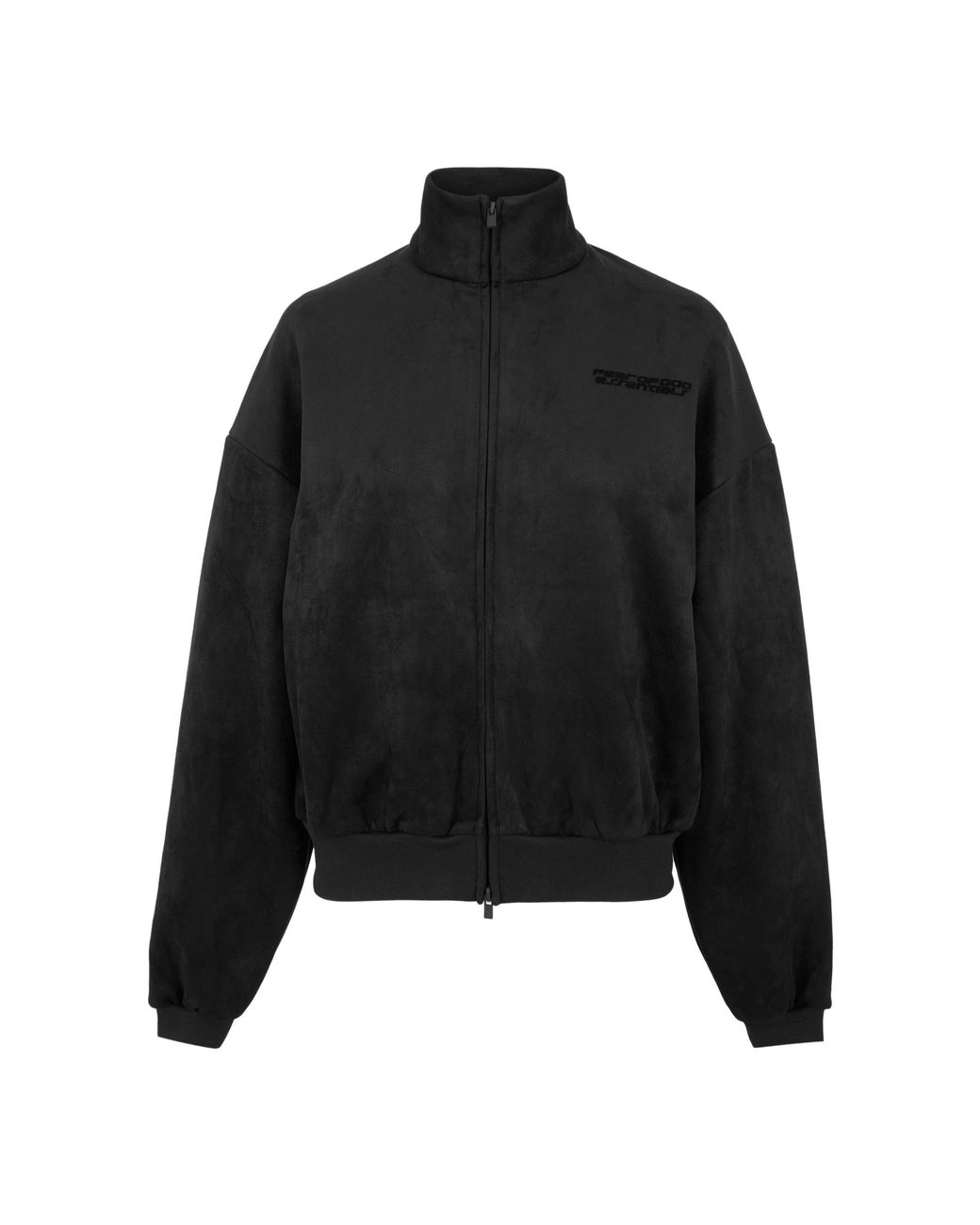 Fear Of God Black Vintage Funnel-Neck Tracksuit Top
