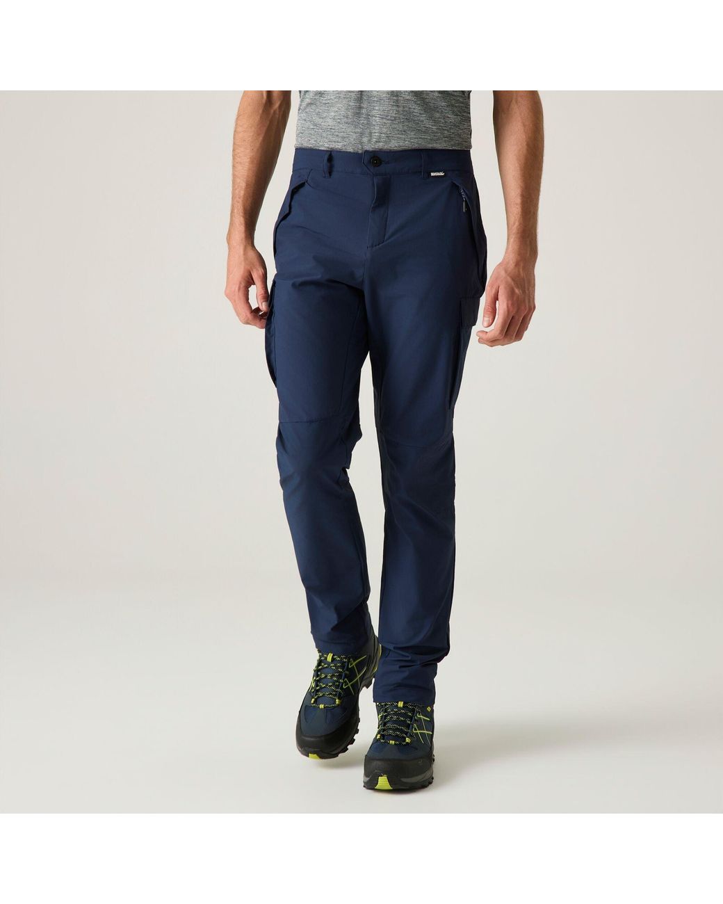 Regatta Blue Anti-Insect Lightweight Isoflex Trousers for men