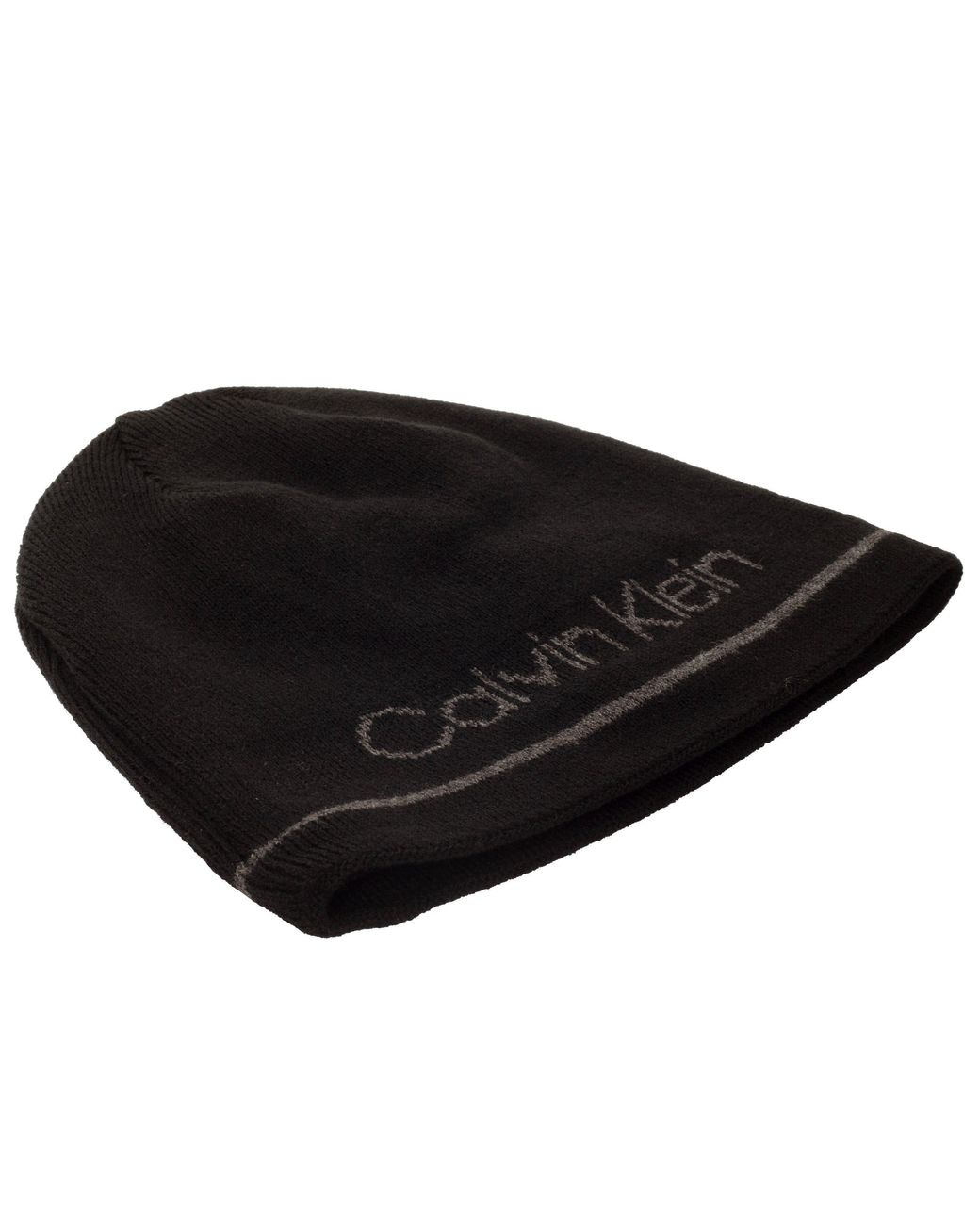 Calvin Klein Black Ck Reversible Beanie for men