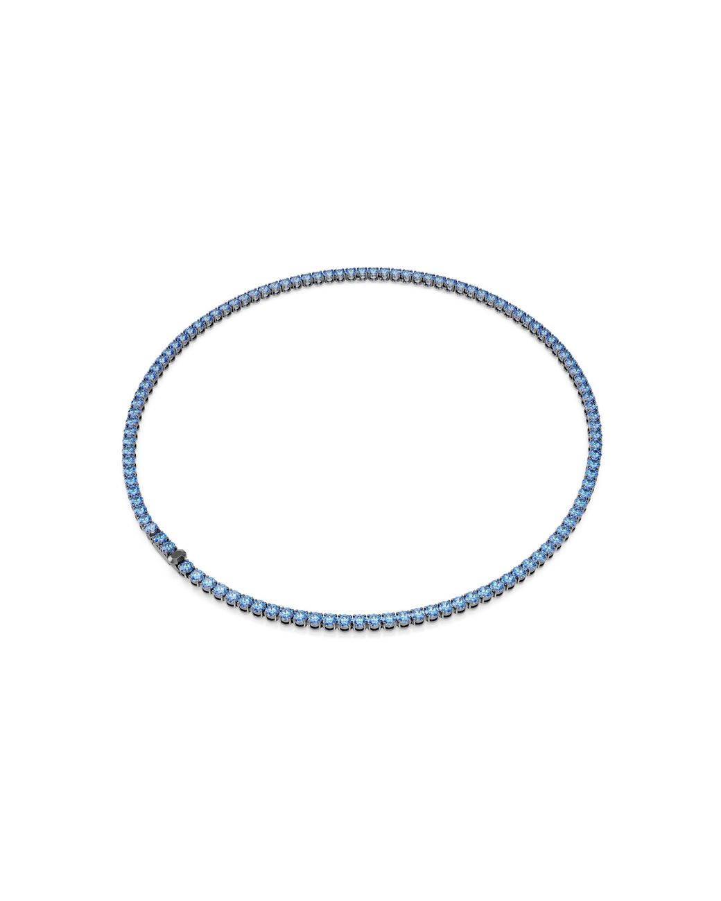 Swarovski Blue Matrix Choker Necklace