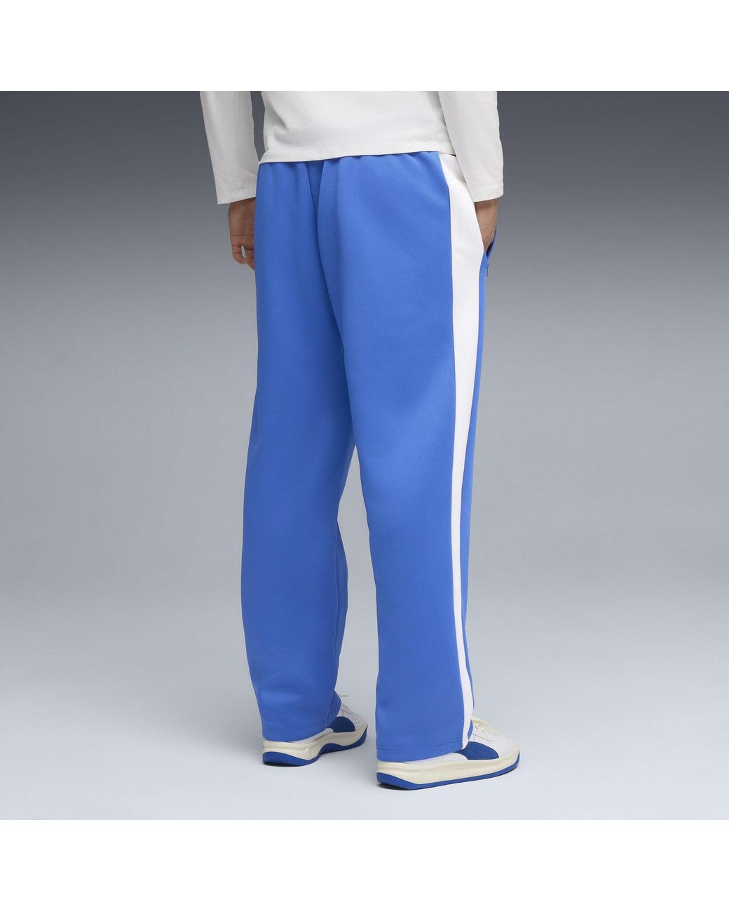 PUMA Blue Always On Relaxed Woven Tracksuit Joggers for men