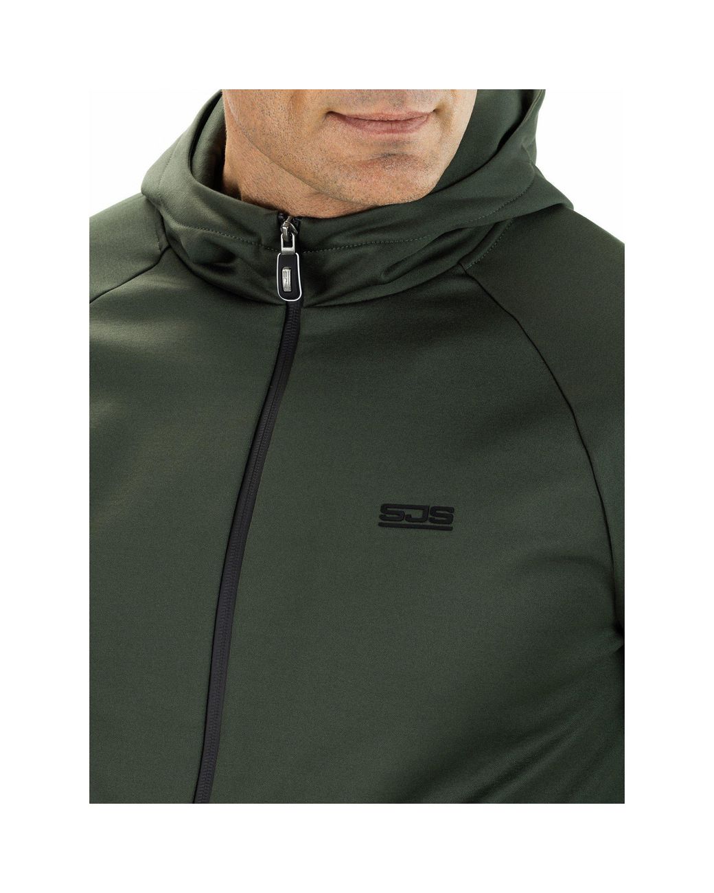 Sjeng Sports Green Maxim Performance Training Jacket for men