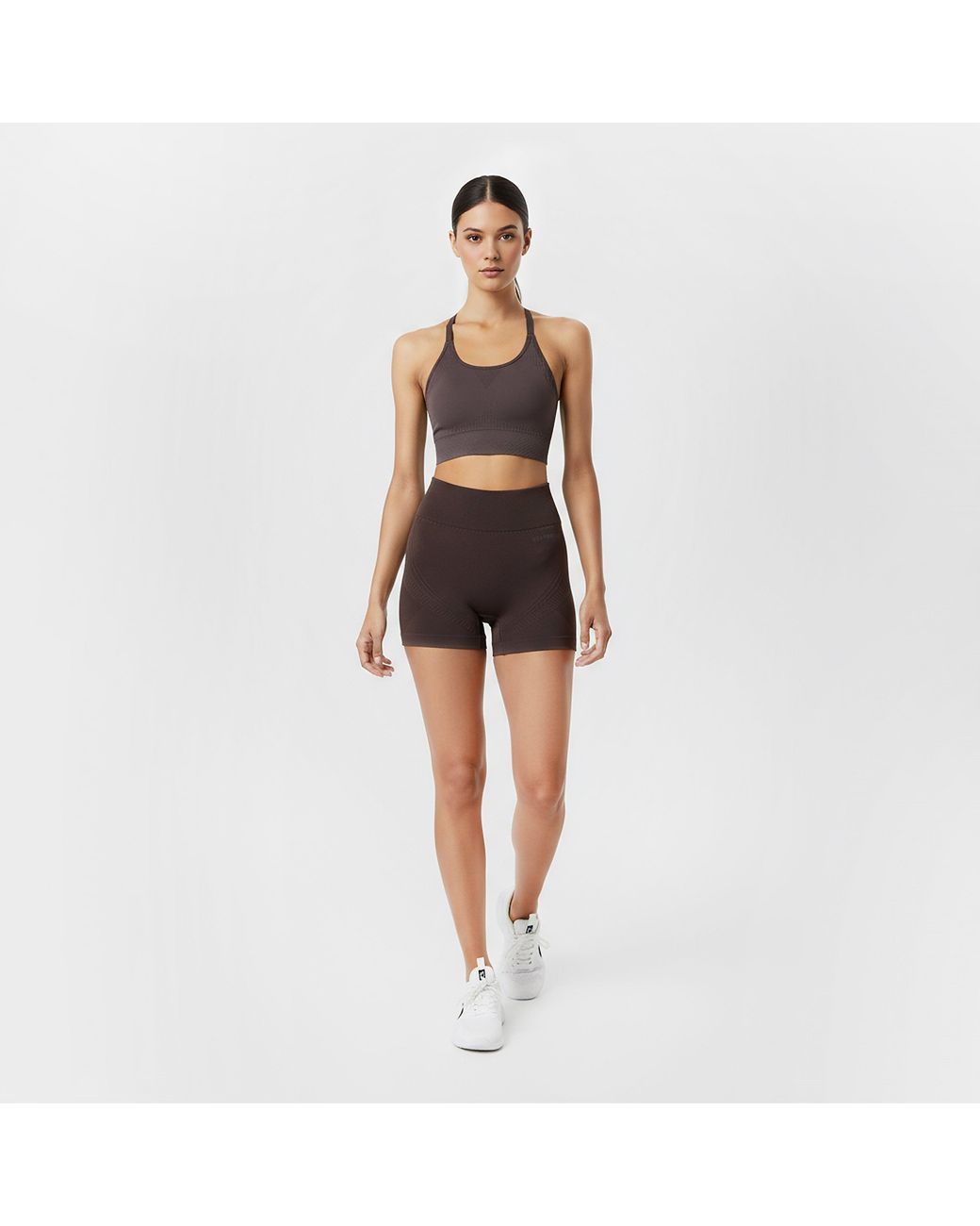 Usa Pro Brown Seamless 3 Inch Shorts