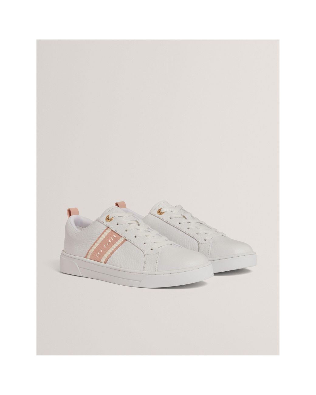 Ted Baker White Low-Top Trainers