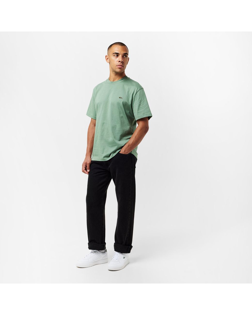 Lacoste White Court Ace Sneakers for men