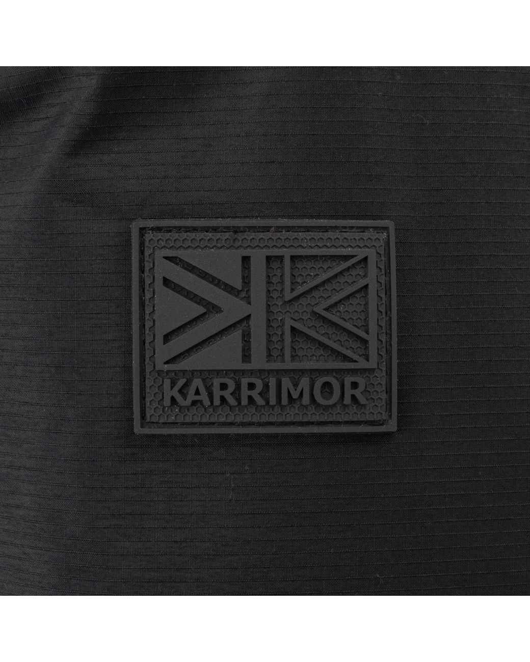 Karrimor Black Helix Wind Resistant Long Hooded Down Jacket