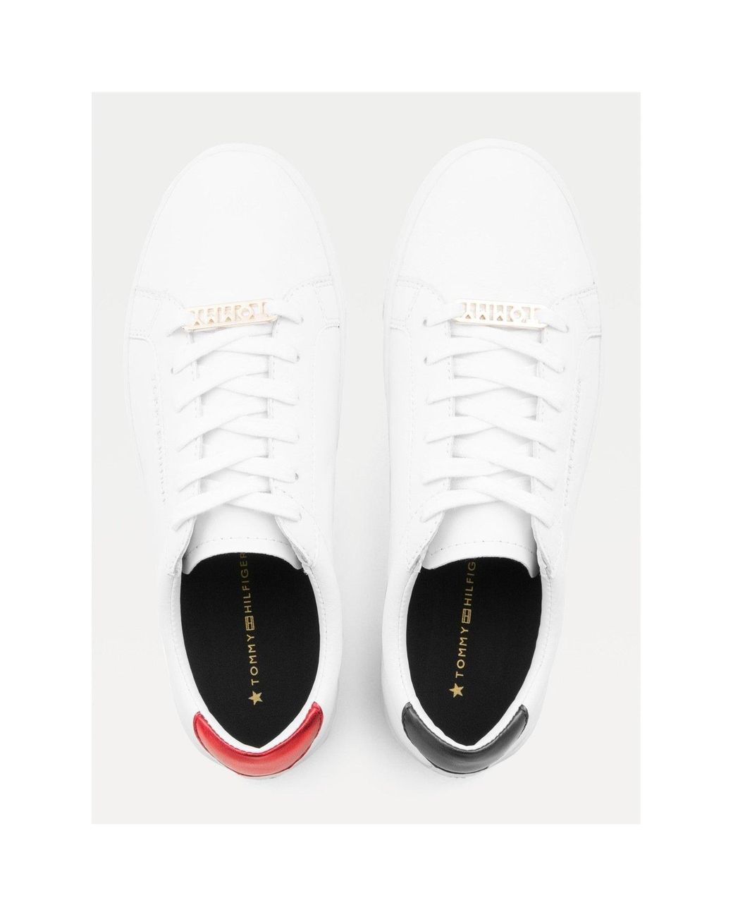 Tommy Hilfiger White Essential Trainers