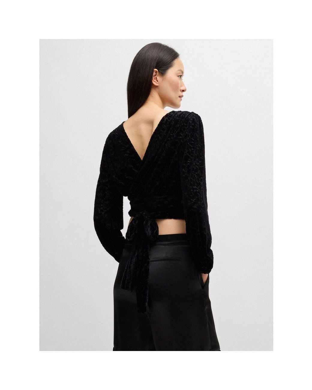 Boss Black C_Edevory Devor¿ Wrap Top
