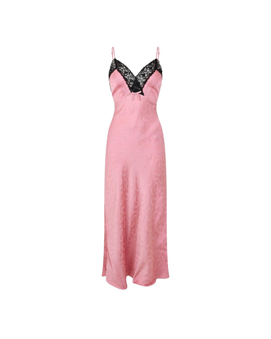 Rixo Pink Alberta Long Maxi Dress
