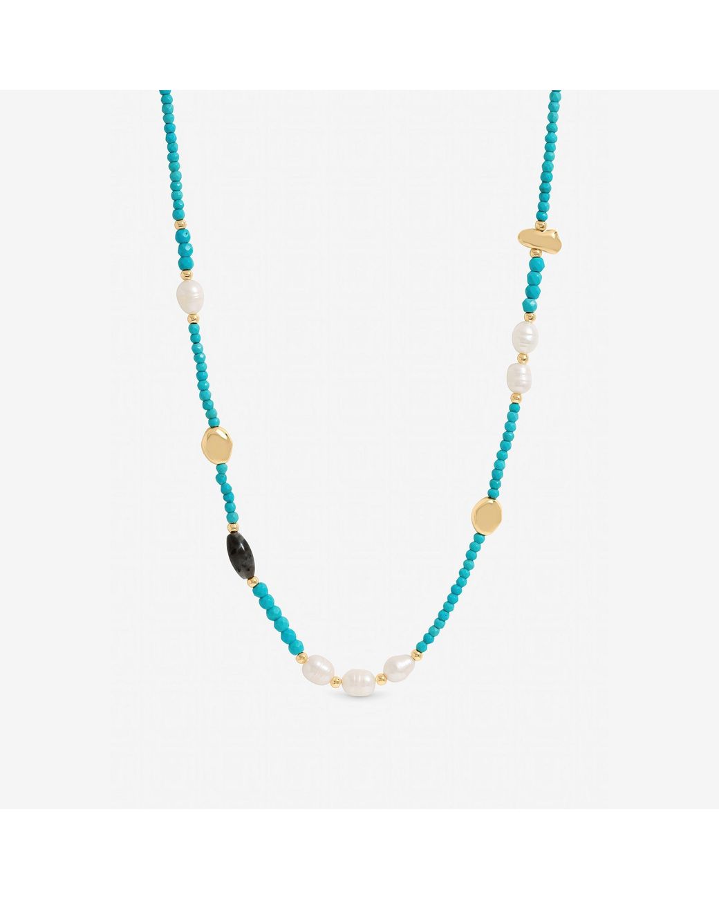 Jon Richard Blue Beaded Necklace