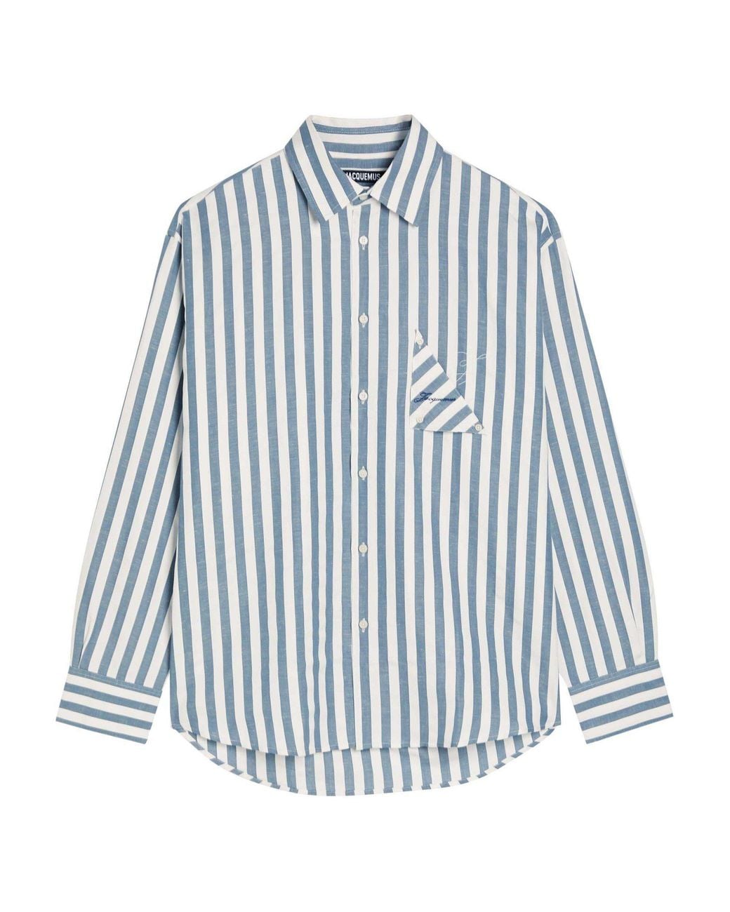 Jacquemus Blue Jac The Sailboat Shirt for men