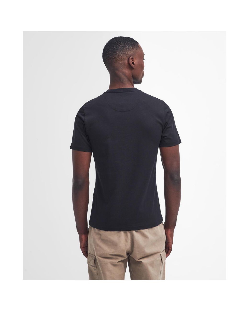 Barbour Blue Small Logo T-Shirt for men