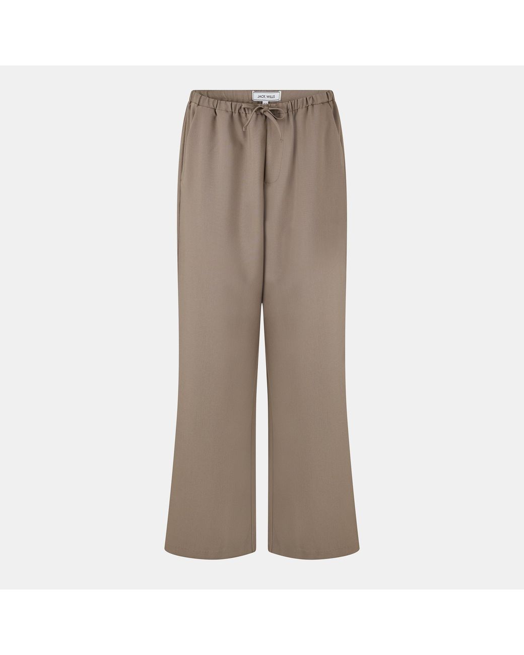 Jack Wills Brown Pinstripe Tailored Trousers